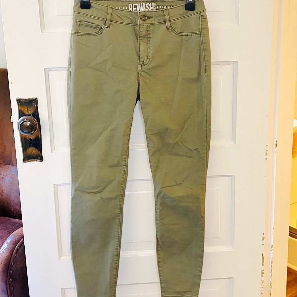 Rewash green jeans